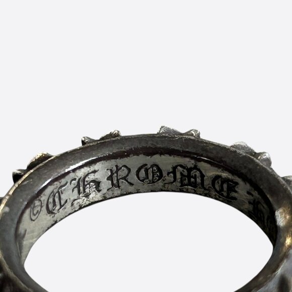Chrome Hearts Silver Star Band Ring - Picture 5 of 5